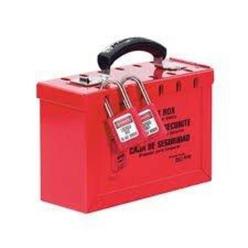 DESCRIPTION: (1) STORE LOCKOUT KEYS FOR EQUIPMENT IN ONE GROUP BOX BRAND/MODEL: MASTER LOCK #498A SIZE: 6X9X4 RETAIL$: $88.00 EA QTY: 1