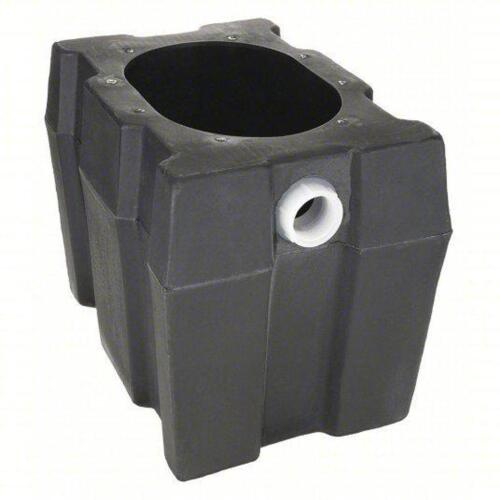 DESCRIPTION: (1) SUMP BASIN BRAND/MODEL: DAYTON #4RK10 INFORMATION: 11 GAL CAPACITY, STRUCTURAL FOAM, 1 1/4 IN_1 1/2 IN OUTLET, 14 IN OVERALL HT RETAI