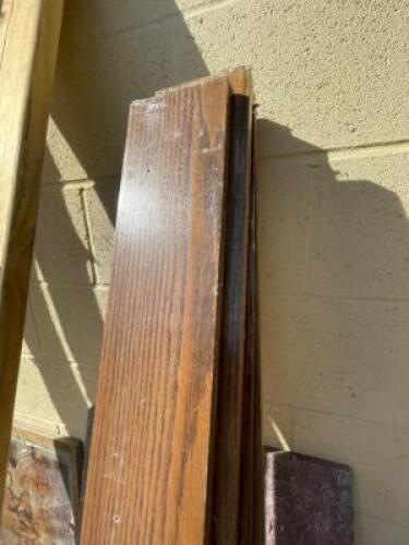 (4) PIECES OF FINISHED LUMBER - 74" X 1" X 4"