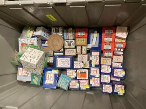 60 BOXES OF VARIOUS SCREWS