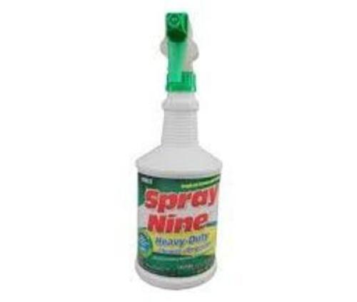 DESCRIPTION: (4) HEAVY DUTY CLEANER AND DEGREASER BRAND/MODEL: SPRAY NINE SIZE: 32 OZ RETAIL$: $6.00 EA QTY: 4