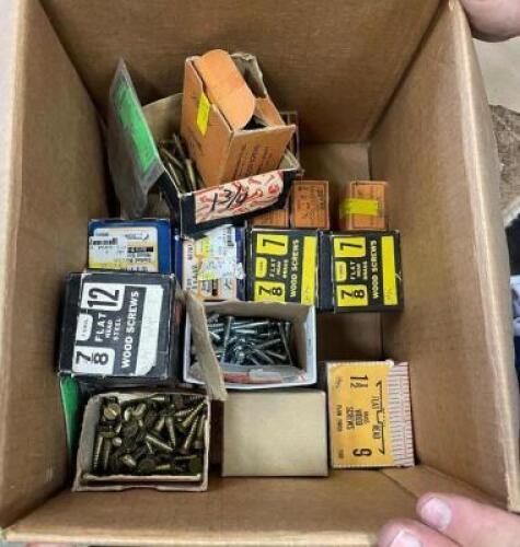 23 BOXES OF VARIOUS SCREWS