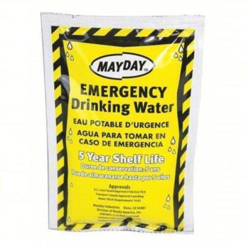 DESCRIPTION: (1) CASE OF APPROX (20) EMERGENCY DRINKING WATER BRAND/MODEL: MAYDAY INFORMATION: MUST INSPECT EXPIRED 9-13-2024 RETAIL$: $20.00 EA QTY: