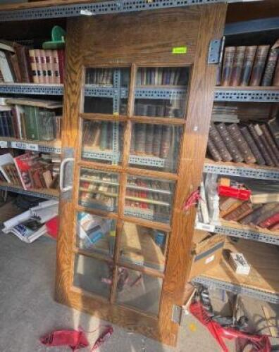 10 PANE WOOD INDUSTRIAL DOOR