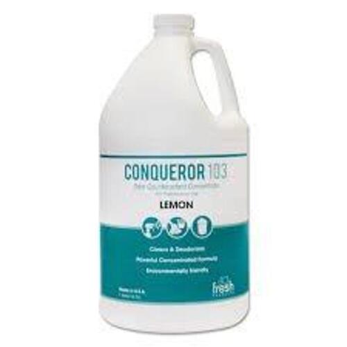 DESCRIPTION: (2) ODOR COUNTERACTANT CONCENTRATE BRAND/MODEL: CONQUEROR 103 INFORMATION: TUTTI FRUTTI SIZE: 1 GALLON RETAIL$: $90.00 EA QTY: 2