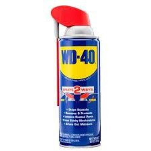 DESCRIPTION: (4) MULTI-USE PRODUCT BRAND/MODEL: WD-40 #20JY62 INFORMATION: SPRAYS 2 WAYS SIZE: 12 OZ RETAIL$: $15.42 EA QTY: 4