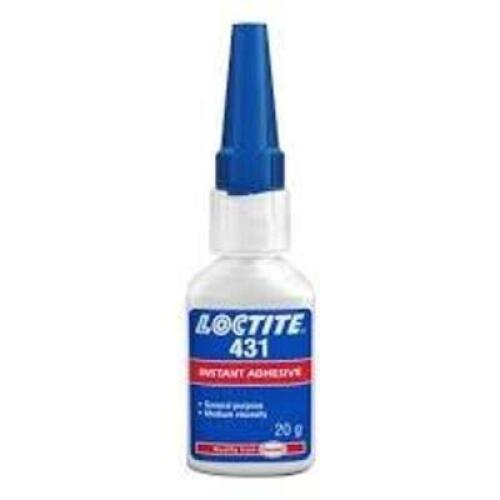 DESCRIPTION: (3) INSTANT ADHESIVE BRAND/MODEL: LOCTITE 431 SIZE: 0.70 OZ RETAIL$: $36.00 EA QTY: 3
