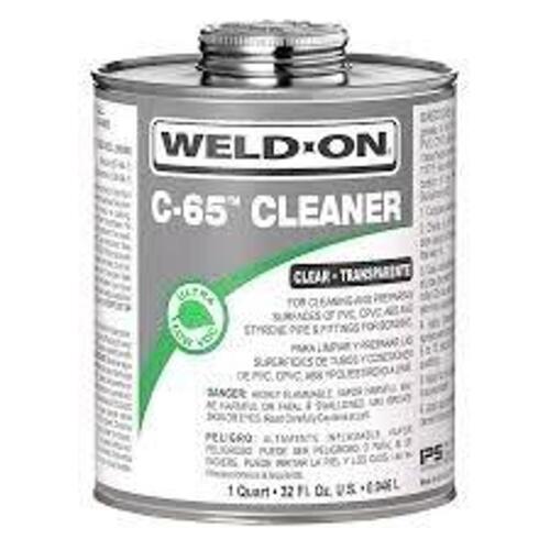 DESCRIPTION: (3) CLEANER BRAND/MODEL: WELD ON C-65 SIZE: 1 QT RETAIL$: $21.12 EA QTY: 3