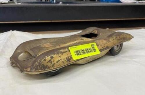 VINTAGE METAL CAR - 12" X 5"