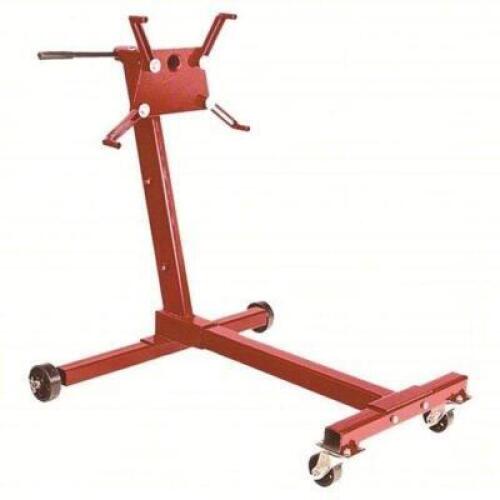DESCRIPTION: (1) ENGINE STAND BRAND/MODEL: AMERICAN FORGE AND FOUNDRY #817W75 SIZE: H-Shape, 1,000 lb Load Capacity, 36 in Overall Ht, Bar Handle RETA