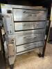 BAKERS PRIDE 151 36" DOUBLE DECK PIZZA OVEN. - 2