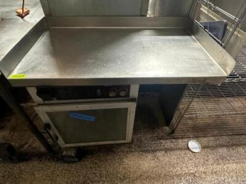 42" X 24" STAINLESS TABLE TOP.