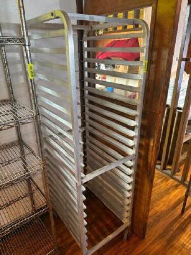 TWENTY PAN TRAY RACK.