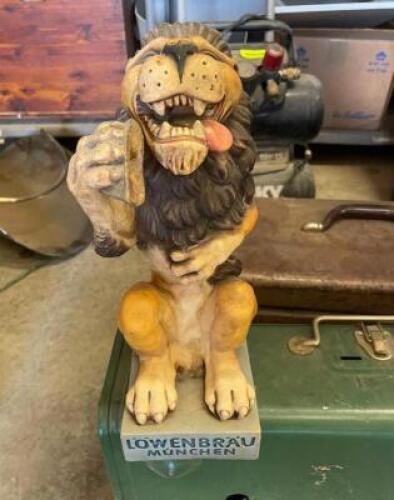 LOWENBRAN LION ADVERTISEMENT, VINTAGE - 4" X 14"