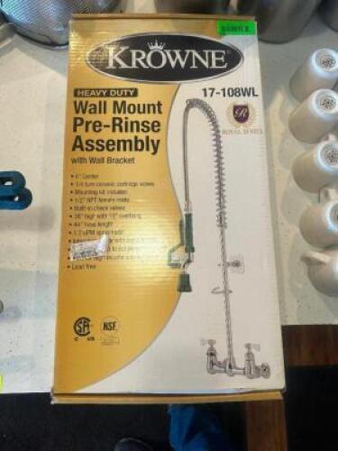 KROWNE WALL MOUNT PRE-RINSE ASSEMBLE