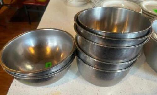 (7) ASSORTS STAINLESS MIXING BOWLS