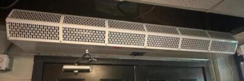 BERNER 72" HEATED AIR CURTAIN W/ TEMPERATURE CONTROLS