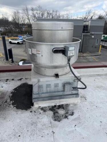 GREENHECK EXHAUST FAN.