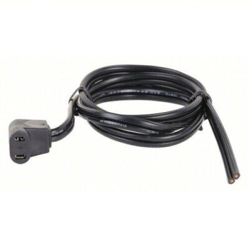 DESCRIPTION: (2) CASES OF (100) CORD SET WITH WIRE LEADS BRAND/MODEL: DAYTON #4YD80 INFORMATION: BLACK, 90&deg; PLUG HEAD CONFIGURATION RETAIL$: $317.84 E