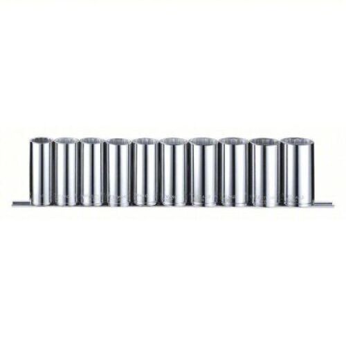 DESCRIPTION: (2) SOCKET SET BRAND/MODEL: WESTWARD #53PN72 INFORMATION: METRIC, CHROME SIZE: 1/2" RETAIL$: $57.76 EA QTY: 2