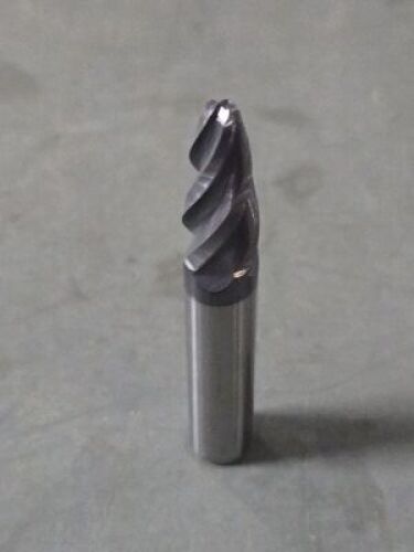 DESCRIPTION: (2) SOLID CARBIDE OVAL FORM BARREL CUTTER END MILL BRAND/MODEL: ACCUPRO 03329810 INFORMATION: 0.3750" SM END DIA SIZE: 3/8" SD 0.8260" LO