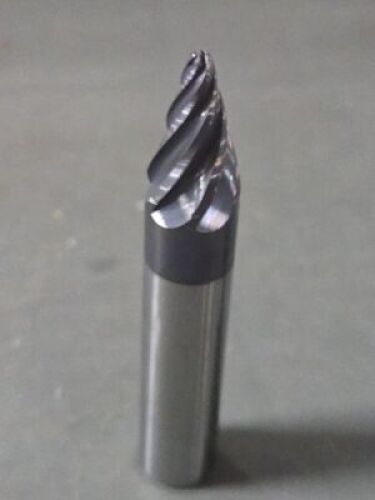 DESCRIPTION: (2) SOLID CARBIDE 15 DEG TAPER BARREL CUTTER END MILL BRAND/MODEL: ACCUPRO 03328614 SIZE: 1/2" DIA RETAIL$: $410.44 QTY: 2