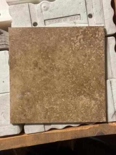 (287) - SQ. FT. OF NOCE TRAVERTINE PREMIUM GRADE TILE