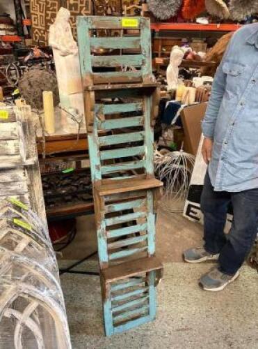 SHABBY SHELF IN BLUE - 60" X 12"
