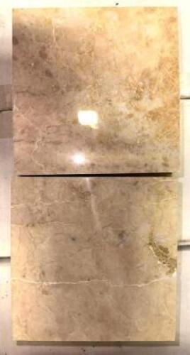 (500)- SQUARE FOOT OF CAPPUCINO MARBLE PREMIUM GRADE POLISHED TILE