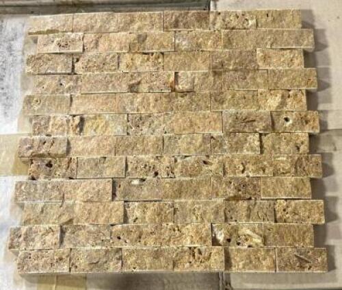 294 SQFT. OF NOCE SPLIT FACE TRAVERTINE TILE