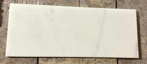 400 SQFT. OF WHITE MERCURY CARRARA MARBLE TILE