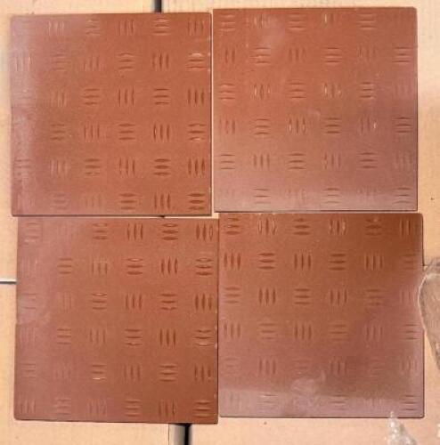 (456)- SQUARE FOOT OF RED QUARRY TILE