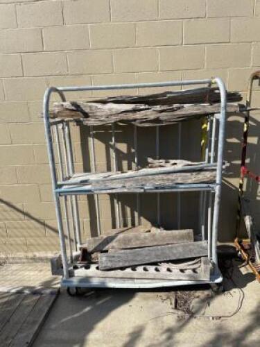 50" X 24" X 72" METAL MATERIAL RACK