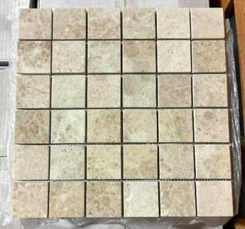 480 SQFT. OF CAPPUCINO MARBLE MOSAIC TILE