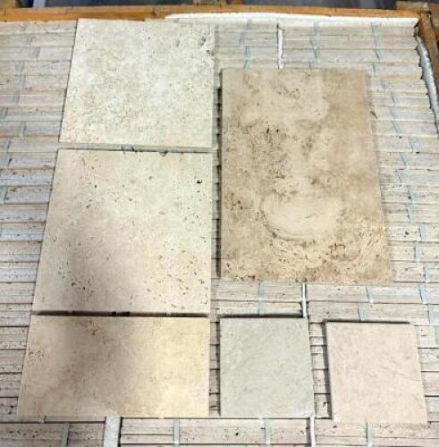 351 SQFT. OF TUSCANY LIGHT BRUSHED TILE
