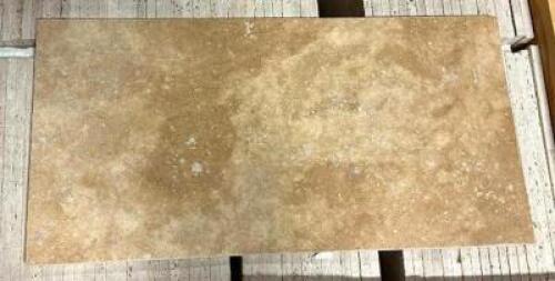 320 SQFT. OF LIGHT WALNUT TRAVERTINE TILE