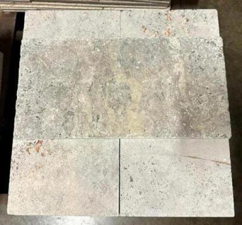 40 SQFT. OF SILVER TRAVERTINE TILE