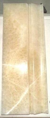 (44)- BOXES OF HONEY ONYX POLISHED MARBLE TRIM