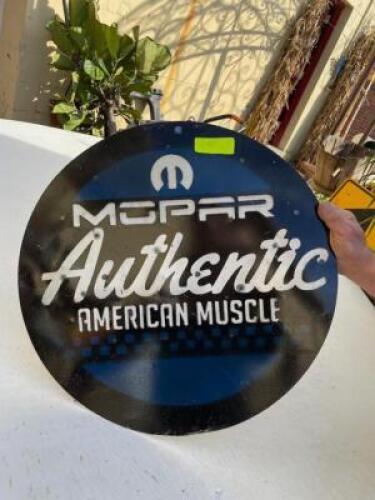 21" METAL MOPAR SIGN