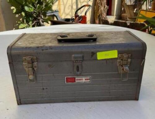 SEARS CRAFTSMAN TOOL BOX - 18" X 9" X 7"