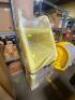 DESCRIPTION: (1) DRUM DISPENSING BRAND/MODEL: ENPAC/5300-YE-A INFORMATION: YELLOW/CAPACITY: 55 GAL RETAIL$: 651.10 SIZE: 68" X 31-1/2" X 27" QTY: 1 - 2