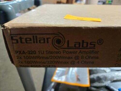 DESCRIPTION: (1) STEREO PRE AMPLIFIER BRAND/MODEL: STELLAR LABS PXA-320 RETAIL$: $120.00 QTY: 1
