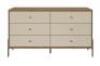 DESCRIPTION: (1) DOUBLE DRESSER BRAND/MODEL: MANHATTAN COMFORT/350594 INFORMATION: WHITE & BROWN/6-DRAWER/MUST COME INTO INSPECT CONTENTS RETAIL$: 331