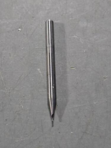 DESCRIPTION: (4) SOLID CARBIDE SQ END MILL BRAND/MODEL: MA FORD 16402200 SIZE: 0.0220" DIA 0.0440" LOC .1250" SD RETAIL$: $95.20 QTY: 4