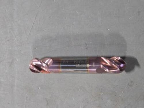 DESCRIPTION: (1) SOLID CARBIDE DE BALL END MILL BRAND/MODEL: ACCUPRO 07763154 SIZE: 1/2" DIA 5/8" LOC RETAIL$: $129.20 QTY: 1