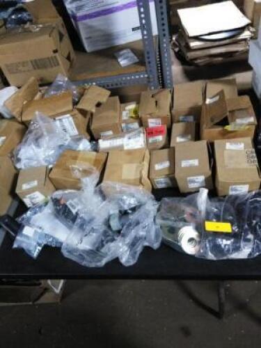 DESCRIPTION: (1) TABLE OF MISC NUTS AND BOLTS INFORMATION: SEE INSPECTION QTY: 1