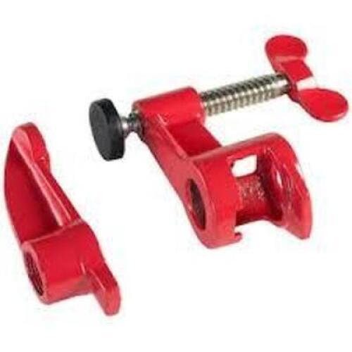 DESCRIPTION: (1) DEEP REACH PIPE CLAMP BRAND/MODEL: BESSEY #PC-34DR INFORMATION: RED RETAIL$: $20.38 EA QTY: 1