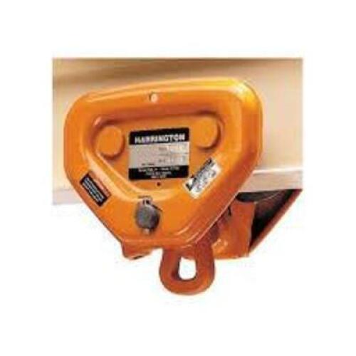 DESCRIPTION: (1) PT PUSH TROLLEY BRAND/MODEL: HARRINGTON #PTF2-757914 INFORMATION: 1/2 TON CAPACITY RETAIL$: $205.00 EA QTY: 1