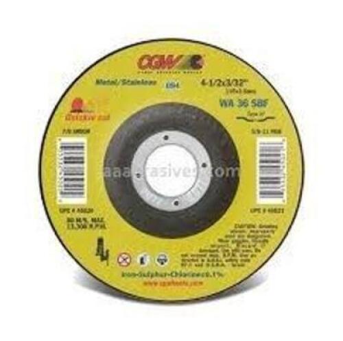 DESCRIPTION: (1) CASE OF (25) CUT OFF WHEEL BRAND/MODEL: CGW ABRASIVES #45046 SIZE: 6 X 3/32X7/8 RETAIL$: $77.39 EA QTY: 1
