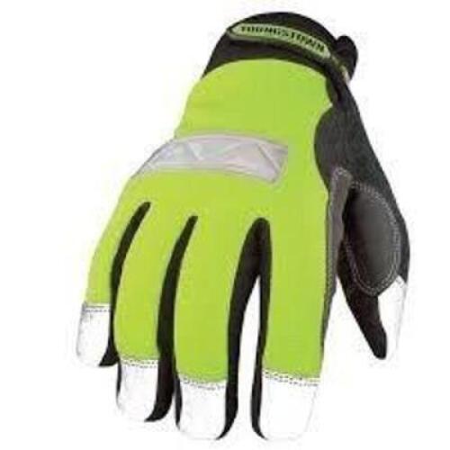 DESCRIPTION: (6) PAIRS OF WORK GLOVES BRAND/MODEL: YOUNGSTOWN #08-3710-10 INFORMATION: GREEN AND BLACK SIZE: SIZE M RETAIL$: $44.98 EA QTY: 6
